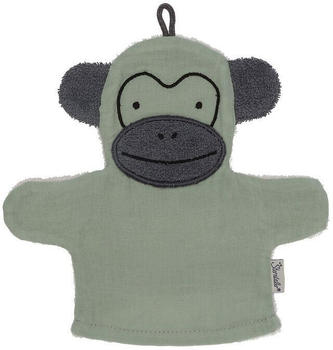 Sterntaler Spiel-Waschhandschuh Affe Albert grün