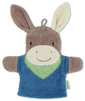 Sterntaler Spiel-Waschhandschuh Emmilius mittelblau