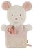 Fehn Waschhandschuh Maus mit Glow-in-the-dark Bestickung (045185)