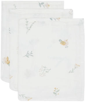 Jollein Lovely Birds Waschlappen 3 Pack 15 x 20 cm Hydrophil