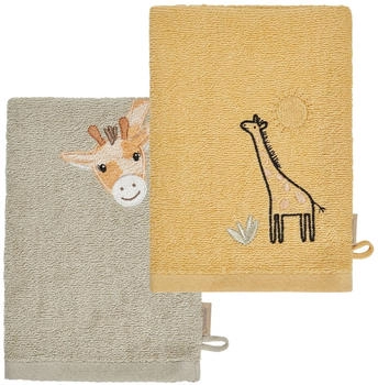 Sterntaler Waschlappen 2er Pack GIRAFFE Kaya