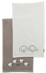 Sterntaler 2er-Pack Kinderhandtücher 50x30 cm Lucky & Flocke
