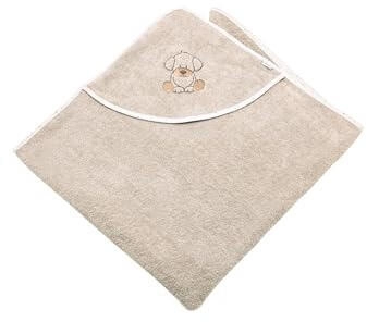 Sterntaler Kapuzenbadetuch 100x100 cm Hund Lucky