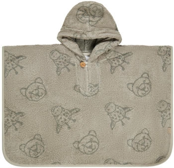 Sterntaler Badeponcho Löwe Leo steingrau