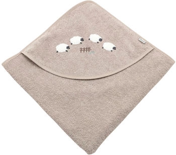 Sterntaler 7102425 Kapuzenbadetuch 80x80 m Flocke sand
