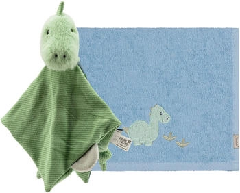 Sterntaler 2-tlg. Geschenkset mit Rassel und Handtuch Dino Rexi Dino Rexi