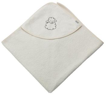 Sterntaler 7122425 Kapuzenbadetuch 100x100 cm Flocke ecru