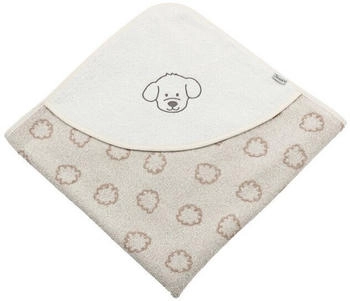 Sterntaler 7102426 Kapuzenbadetuch 80x80 cm Lucky ecru