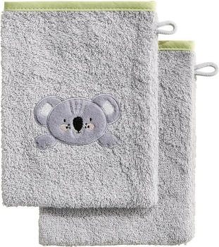 Erwin Müller Walk-Frottier Kinder-Waschhandschuh Koala grau 15x21 cm 2 Stk.