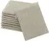 ZOLLNER Waschlappen 10er-Set 16x21cm, 100% Baumwolle, braun