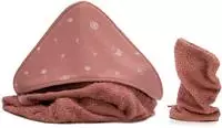 Fillikid Kapuzenhandtuch "Kapuzenbadetuch mit Waschhandschuh"