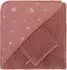 Fillikid Kapuzenbadetuch-Set mit Waschhandschuh, Frottee, Pusteblume, rosa (100x100cm)