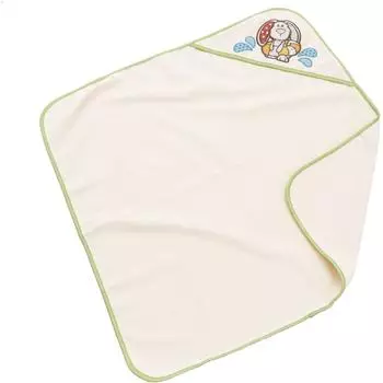 NICI Kapuzenbadetuch Hase Tilli 70x70cm, beige, Kinder (61555-UNIT)