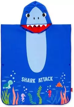 Legami Kinder-Poncho-Handtuch aus Mikrofaser mit Kapuze, Einheitsgröße (PTK0002)