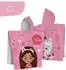 MTOnlinehandel Gabby's Dollhouse Kinder-Badeponcho mit Kapuze, 100% Baumwolle, rosa, 60x120cm (1EPCB-GBDROS-073-00)