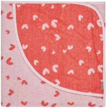Sterntaler Kapuzenbadetuch B&auml;r Betty 100x100cm, Baumwolle, rosa (7122635)