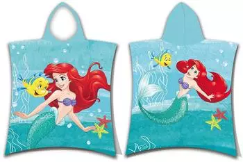 Jerry Fabrics Ariel Badeponcho mit Kapuze, Baumwolle, 50x115cm (JFK033128)