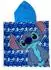 Disney Lilo & Stitch Kinder-Badeponcho mit Kapuze, blau