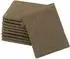 ZOLLNER Waschlappen 10er-Set 16x21cm, 100% Baumwolle, tabak