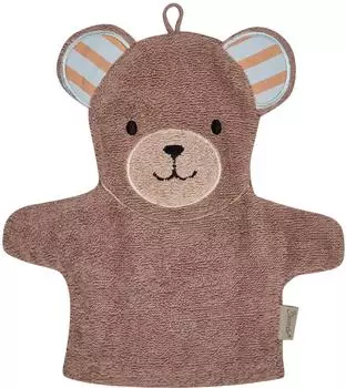 Sterntaler Waschhandschuh B&auml;r Bo Baumwolle, hellbraun, Baby (7222636)