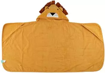 Gerster LION Kinder-Kapuzenhandtuch, gelb, 60x100cm