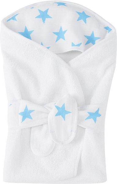 Aden + Anais Classic Baby Bath Wrap - Star Fluro blau