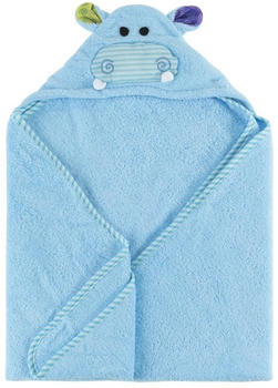 Zoocchini Baby Snow Terry Hooded Bath Towel - Henry the Hippo