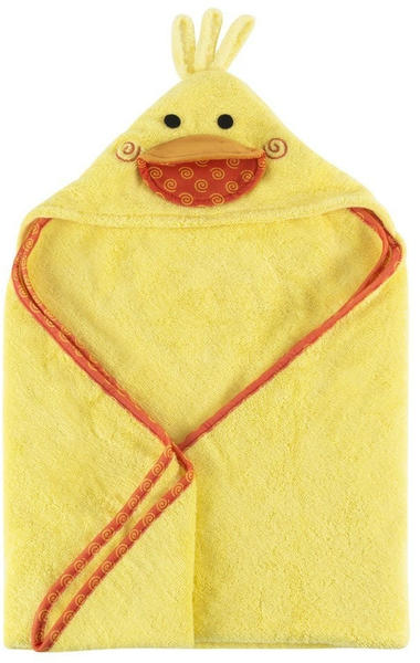 Zoocchini Baby Snow Terry Hooded Bath Towel - Puddles the Duck