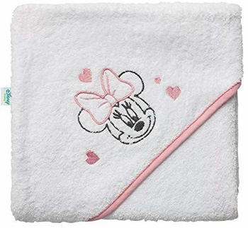 Babycalin Disney Hooded Baby Towel 80 x 80 cm Minnie Hearts