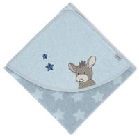 Sterntaler Kapuzenbadetuch 100x100 cm blau