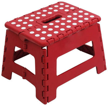 7H Seven House Small Folding Stool 32 x 25 x 22 cm red