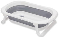 Fillikid Babybadewanne "Faltbadewanne Orka, grau-wei&szlig;" H&ouml;he 20 cm Standbeine ...