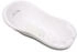 Lorelli Baby Badewanne 100 cm mit Anti-Rutsch-Matte, Wasserablauf, Ablagefächer weiß Sterne