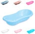 Lorelli Baby Badewanne 100 cm mit Ablagefächern hellblau