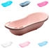 Lorelli Baby Badewanne 100 cm mit Ablagefächern rosa Wolke