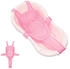 Lorelli Babywannennetz Turtle, Kunststoff Clips, Badewanneneinsatz, ab Geburt pink