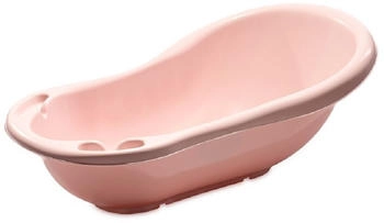 Lorelli Babybadewanne mit Ablagef&auml;cher 84 cm rosa Wolke