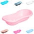 Lorelli Baby Badewanne 100 cm mit Ablagefächern rosa