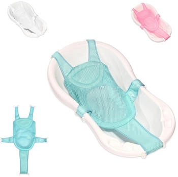 Lorelli Babywannennetz Turtle, Kunststoff Clips, Badewanneneinsatz, ab Geburt t&uuml;rkis