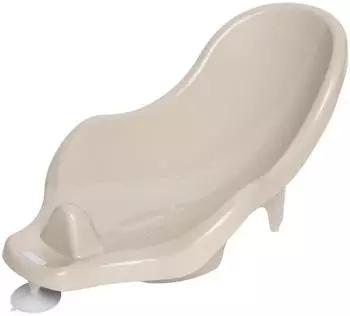 bébé-jou Baby-Badewannensitz mit Saugnapf, taupe, 0-8 Monate