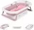 Chipolino Isla Babywanne faltbar mit Badekissen, rosa (VKISL0242PI)
