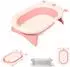 KIKKABOO Foldy faltbare Babybadewanne mit Wasserablauf, rosa (31402010022)