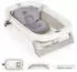Cangaroo Morea Babybadewanne 81cm, faltbar, eingebautes Thermometer, grau (110892)
