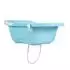 Moni Lilly Babybadewanne mit Wasserablauf, blau (106018)