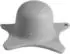 Kindsgut Duschhilfe Seestern-Form, Silikon, hellgrau, Kinder (DY0101KG2017N)