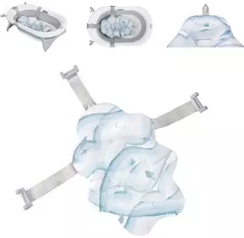KIKKABOO Nubo Badekissen Badehilfe, hellblau, Kunststoff (31404010029)