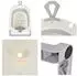 Cangaroo Terra faltbare Babybadewanne mit Digitalthermometer, 87cm, grau (110282)
