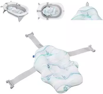 KIKKABOO Nubo Badekissen Wannenauflage, türkis, ab Geburt (31404010027)