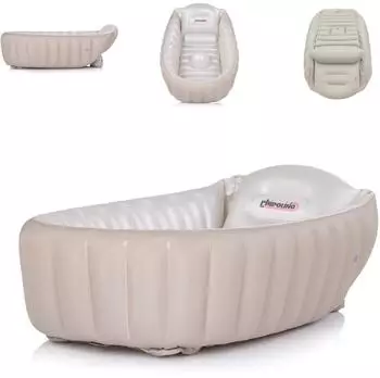 Chipolino Baby Cloud Babybadewanne aufblasbar, beige (VKBCL0252LA)
