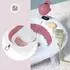Moby-System Faltbare Babybadewanne mit LCD-Thermometer, altrosa